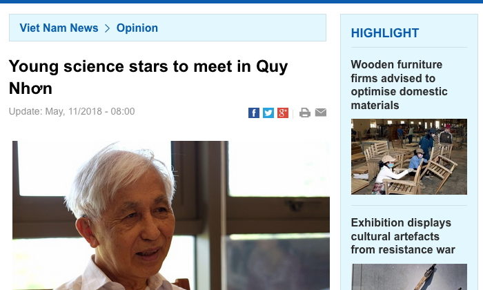 Prof. Trần Thanh Vân talks about the 25th anniversary of the Rencontres du Vietnam