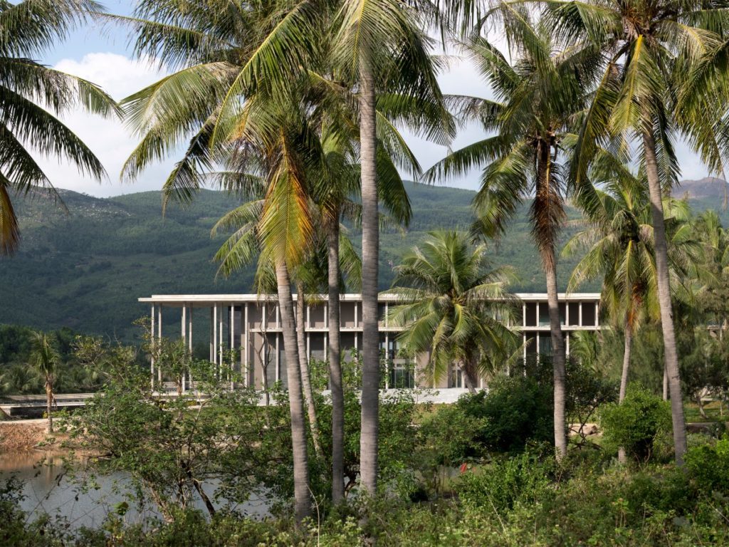 The International Center for Interdisciplinary Science and Education, in Quy Nhon, Vietnam, is an open-air bungalow with ample exposure to the outdoors. Courtesy of World Architecture Festival