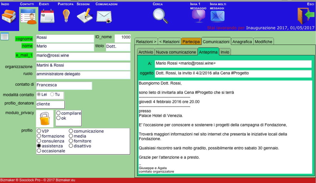 Invia messaggi email personalizzati e in modo automatizzato allo stesso tempo.